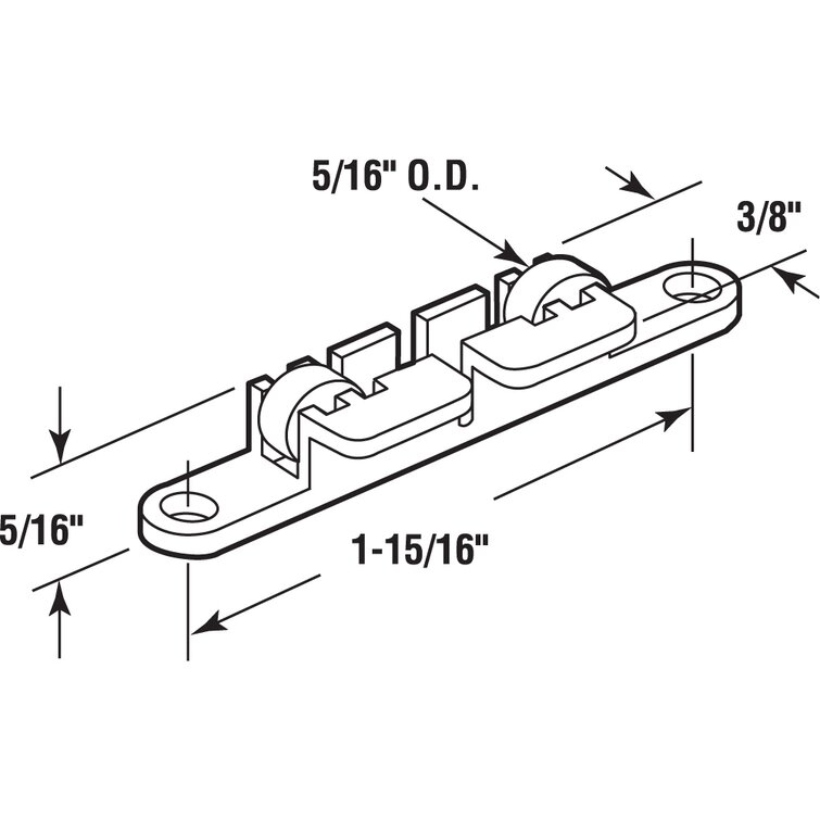 Prime Line In Concave Steel Wheel Sliding Window Tandem Roller